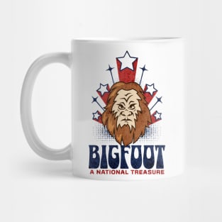 Bigfoot a National Treasure USA Mug